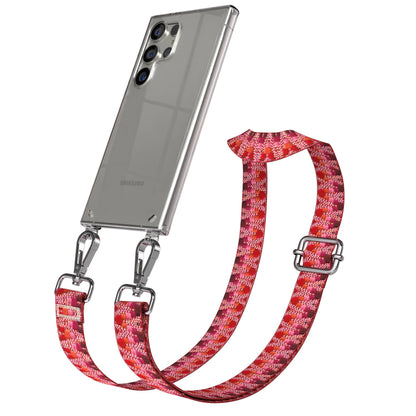 Samsung Galaxy S24 Ultra Handykette mit Boho Band zum Umhängen 