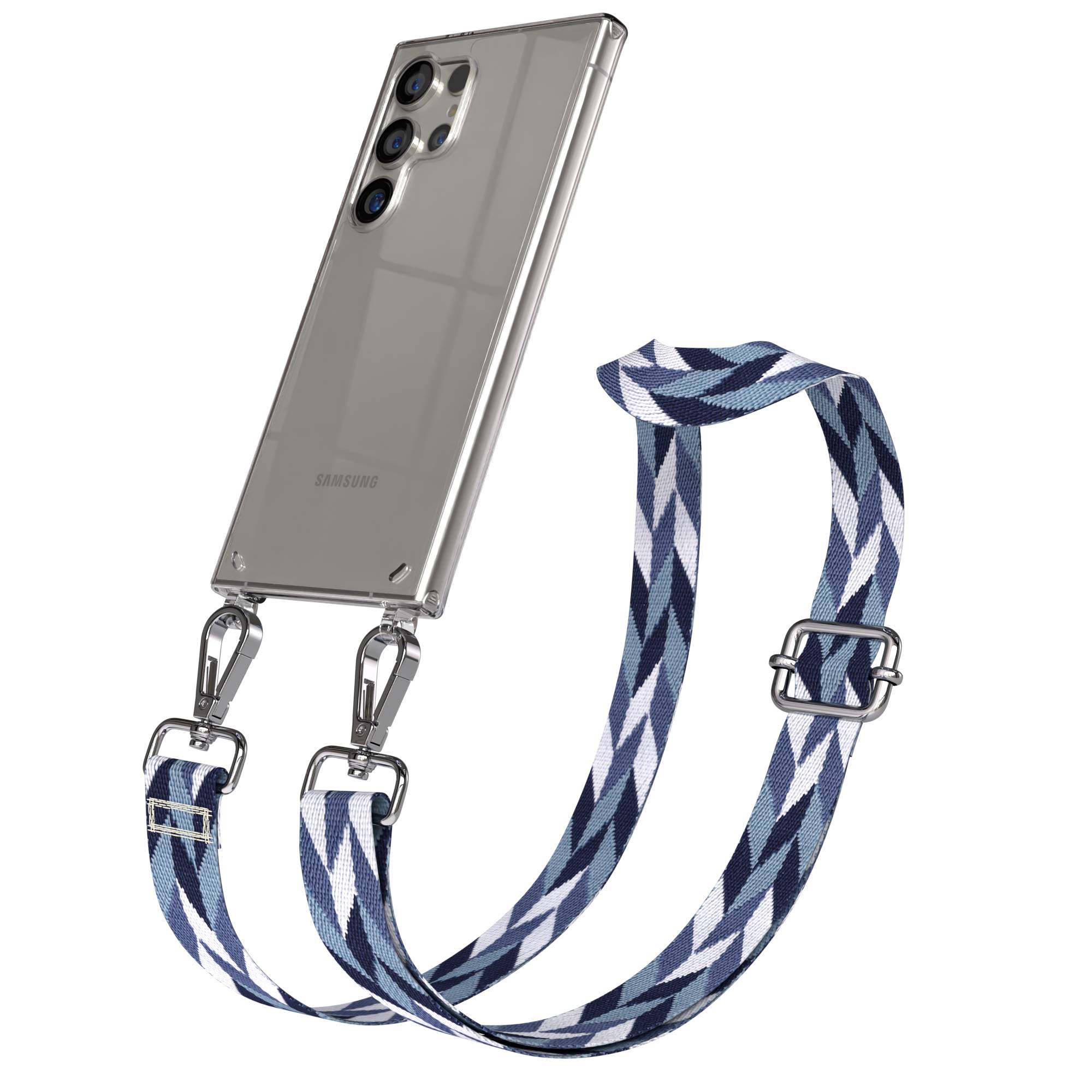 Samsung Galaxy S24 Ultra Handykette mit Boho Band zum Umhängen 