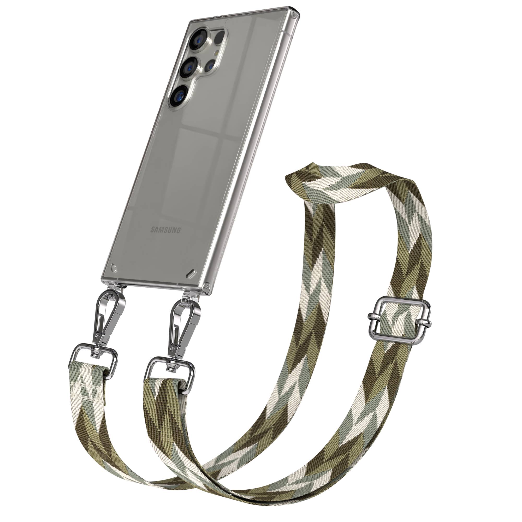 Samsung Galaxy S24 Ultra Handykette mit Boho Band zum Umhängen 