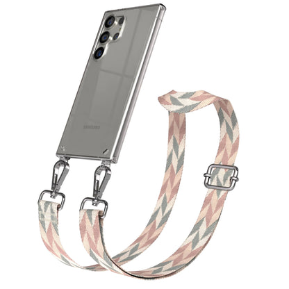 Samsung Galaxy S24 Ultra Handykette mit Boho Band zum Umhängen 