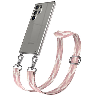 Samsung Galaxy S24 Ultra Handykette mit Boho Band zum Umhängen 