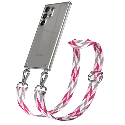 Samsung Galaxy S24 Ultra Handykette mit Boho Band zum Umhängen 