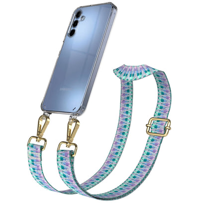 Samsung Galaxy A15 Handykette mit verstellbarem Boho Band zum Umhängen 