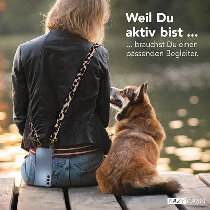 Samsung Galaxy A15 Handykette mit verstellbarem Boho Band zum Umhängen 