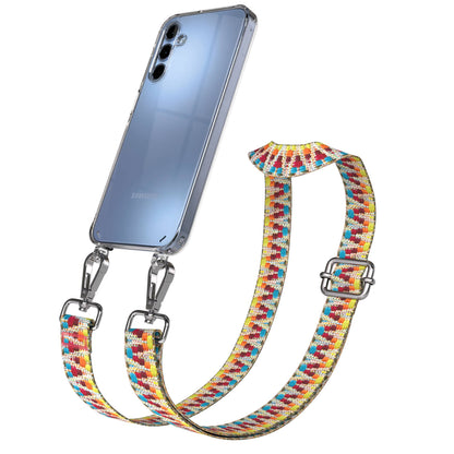 Samsung Galaxy A15 Handykette mit verstellbarem Boho Band zum Umhängen 