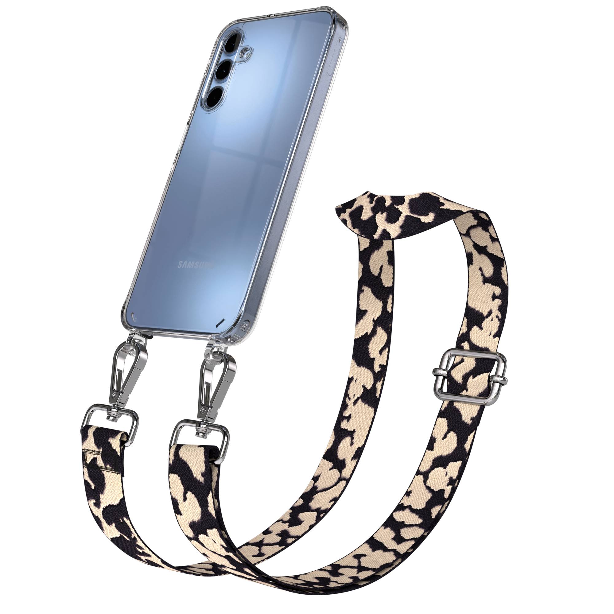 Samsung Galaxy A15 Handykette mit verstellbarem Boho Band zum Umhängen 
