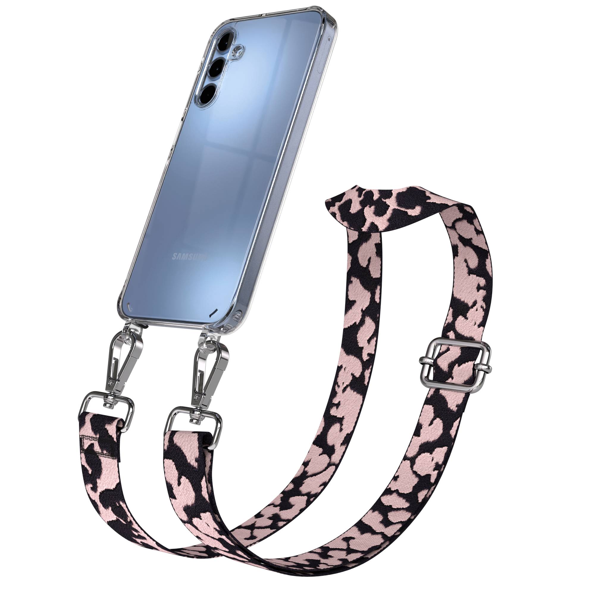 Samsung Galaxy A15 Handykette mit verstellbarem Boho Band zum Umhängen 