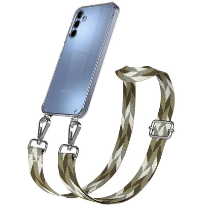 Samsung Galaxy A15 Handykette mit verstellbarem Boho Band zum Umhängen 