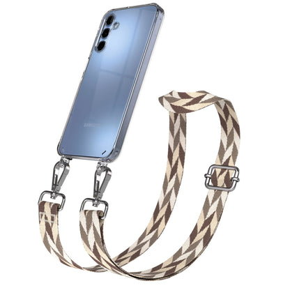 Samsung Galaxy A15 Handykette mit verstellbarem Boho Band zum Umhängen 