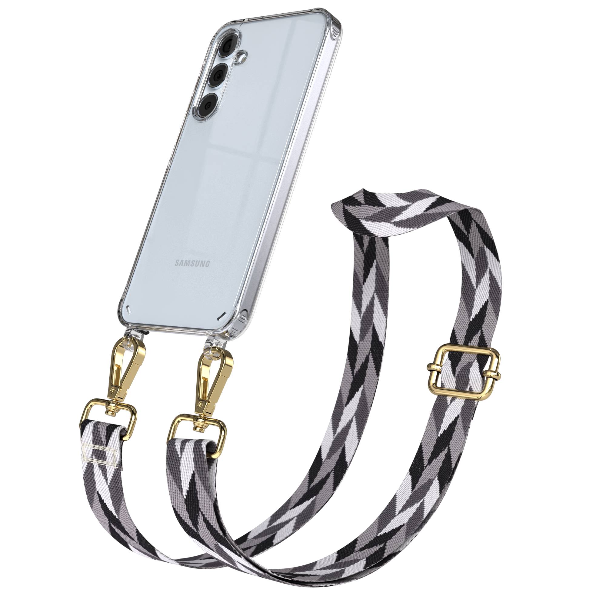 Samsung Galaxy A35 Handykette mit verstellbarem Boho Band zum Umhängen 