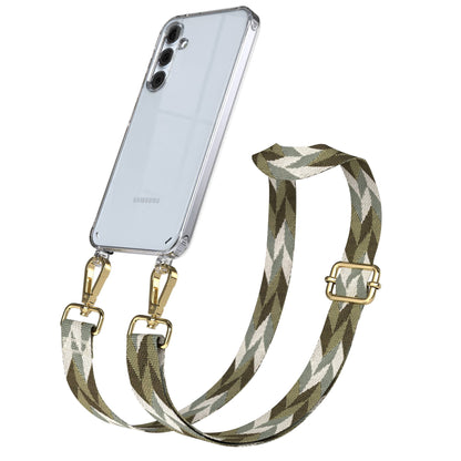 Samsung Galaxy A35 Handykette mit verstellbarem Boho Band zum Umhängen 