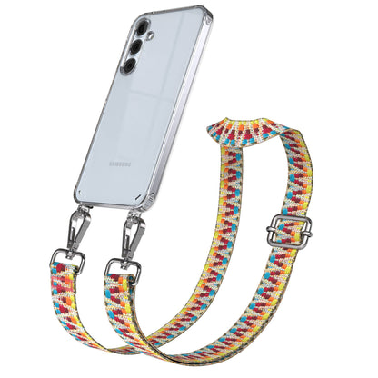 Samsung Galaxy A35 Handykette mit verstellbarem Boho Band zum Umhängen 