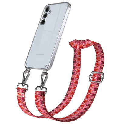 Samsung Galaxy A35 Handykette mit verstellbarem Boho Band zum Umhängen 