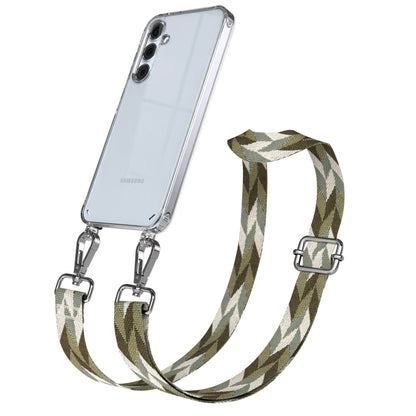 Samsung Galaxy A35 Handykette mit verstellbarem Boho Band zum Umhängen 