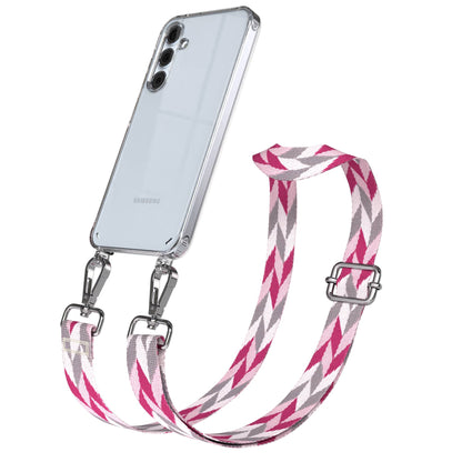 Samsung Galaxy A35 Handykette mit verstellbarem Boho Band zum Umhängen 