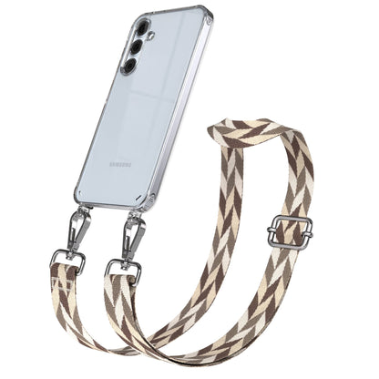 Samsung Galaxy A35 Handykette mit verstellbarem Boho Band zum Umhängen 