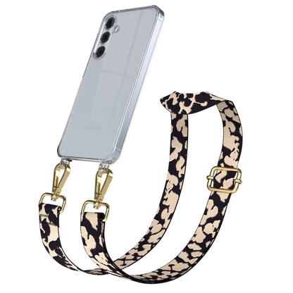 Samsung Galaxy A55 Handykette mit Boho Band und verstellbarem Riemen 