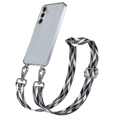 Samsung Galaxy A55 Handykette mit Boho Band und verstellbarem Riemen 