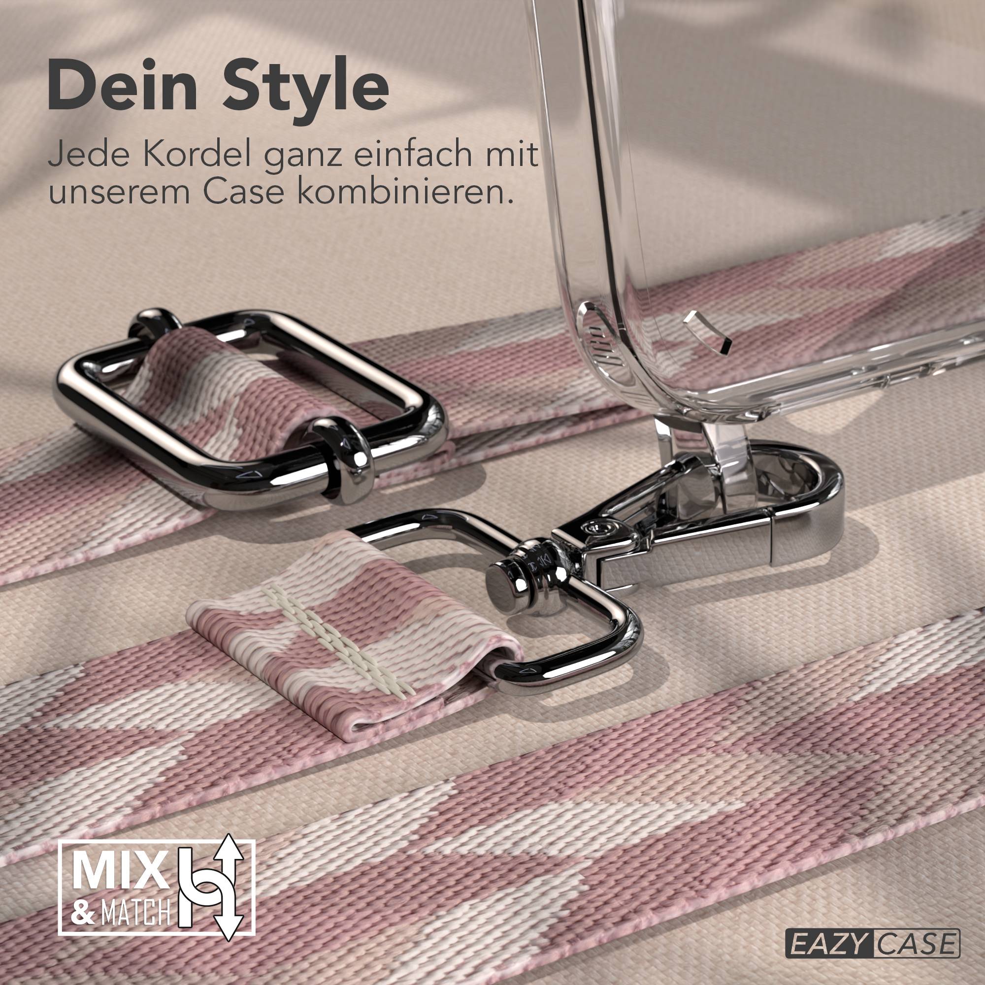 iPhone 16 Plus Handykette mit Boho Band und verstellbarem Trageriemen 
