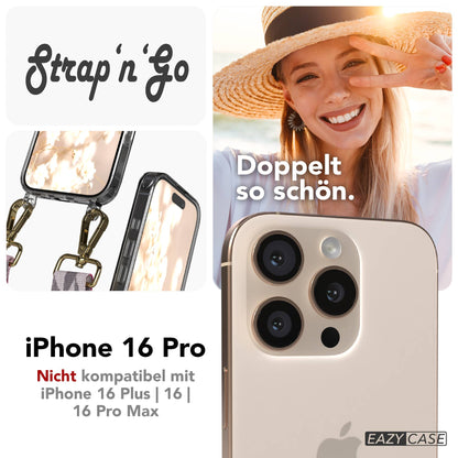 iPhone 16 Pro Handykette mit verstellbarem Tragegurt EAZY CASE 