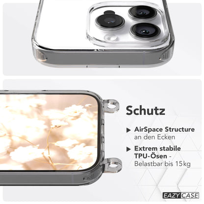 iPhone 16 Pro Handykette mit verstellbarem Tragegurt EAZY CASE 