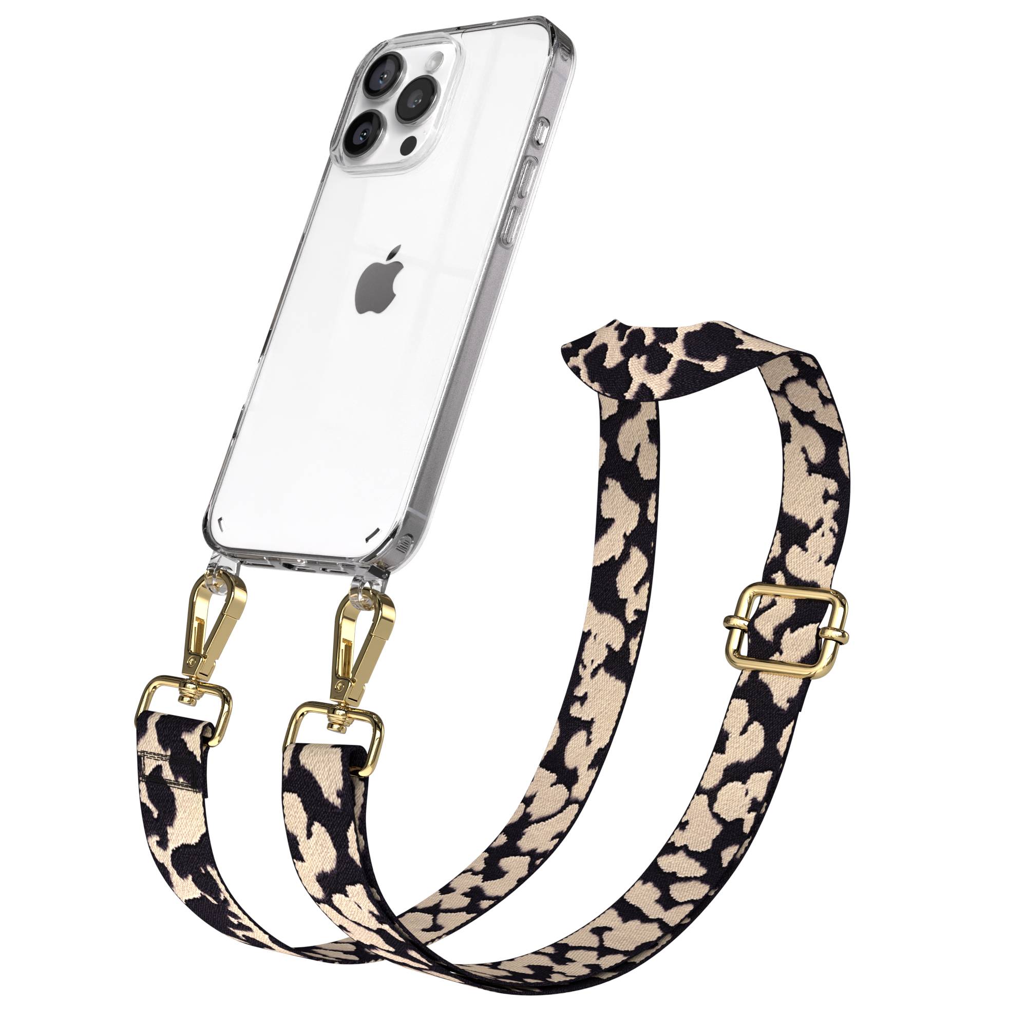 iPhone 16 Pro Max Handykette mit Boho Band zum Umhängen 