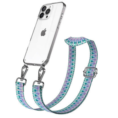 iPhone 16 Pro Max Handykette mit Boho Band zum Umhängen 