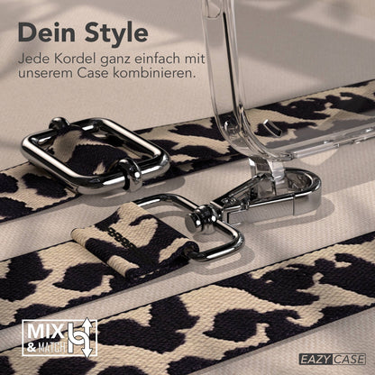iPhone 16 Pro Max Handykette mit Boho Band zum Umhängen 