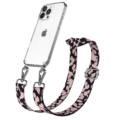 iPhone 16 Pro Max Handykette mit Boho Band zum Umhängen 