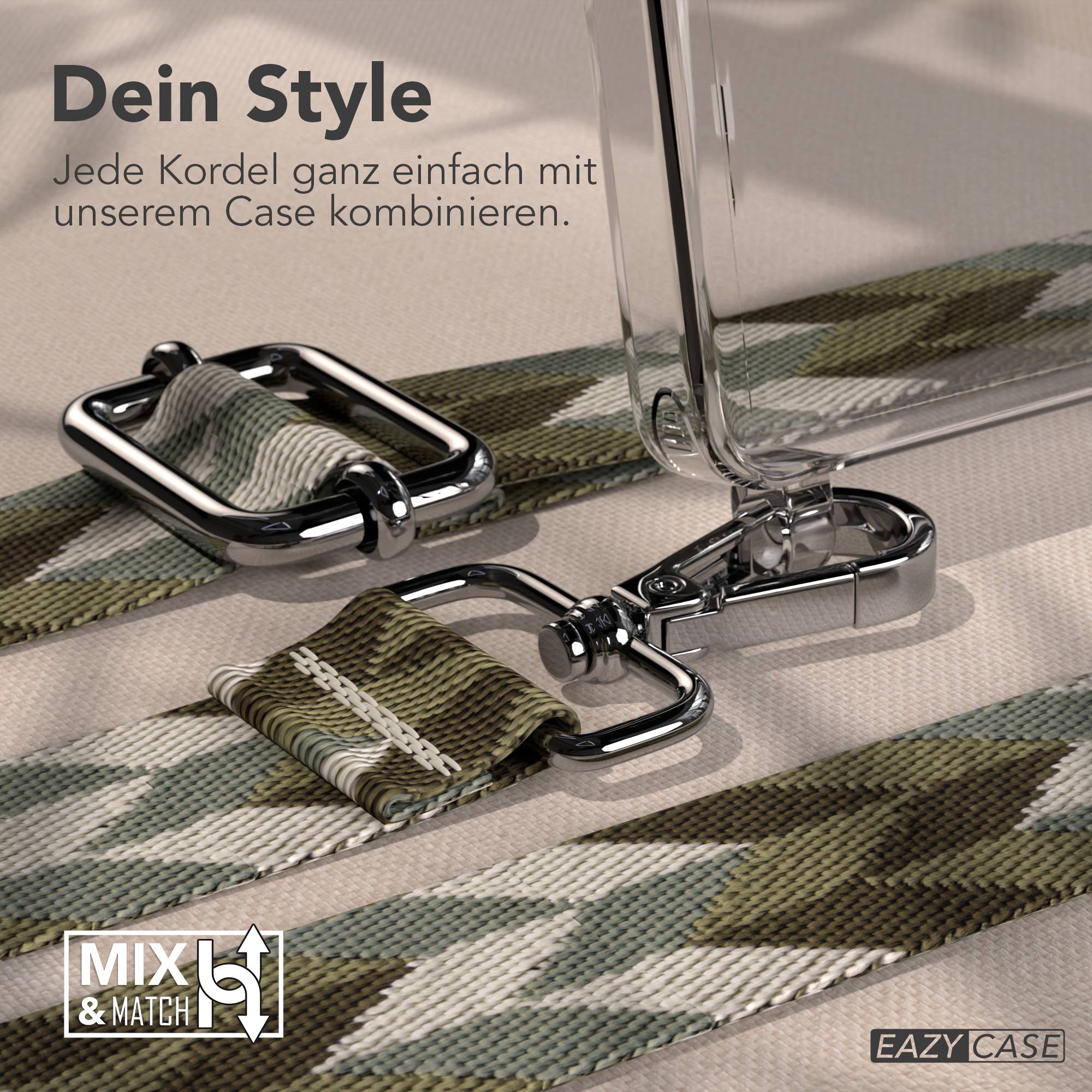 Samsung Galaxy S25 Ultra Handykette mit verstellbarem Boho Trageriemen Set 
