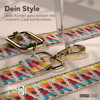 Samsung Galaxy A16 Handykette mit Boho Band verstellbar EAZY CASE 