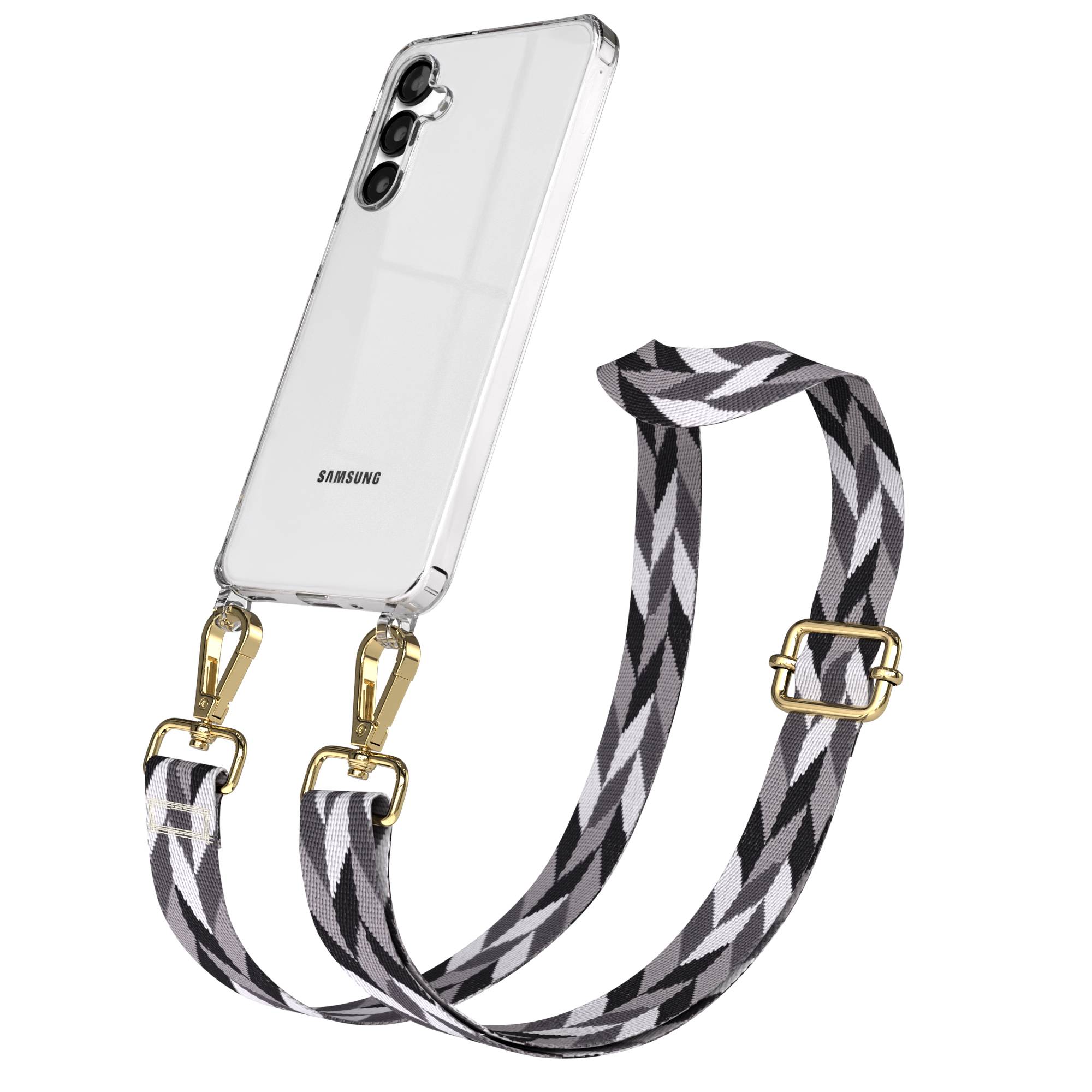 Samsung Galaxy A16 Handykette mit Boho Band verstellbar EAZY CASE 