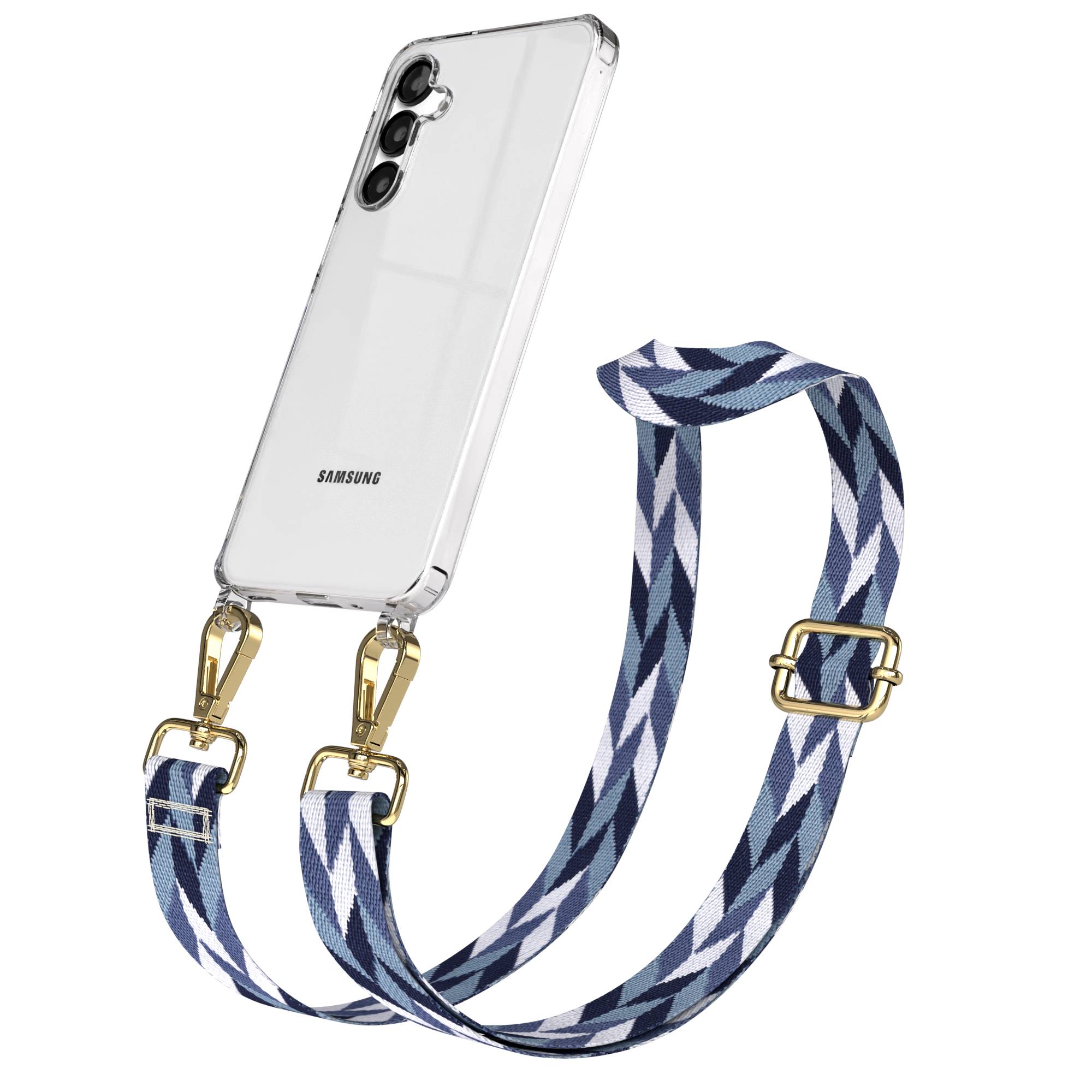 Samsung Galaxy A16 Handykette mit Boho Band verstellbar EAZY CASE 