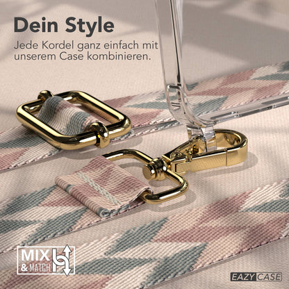 Samsung Galaxy A16 Handykette mit Boho Band verstellbar EAZY CASE 