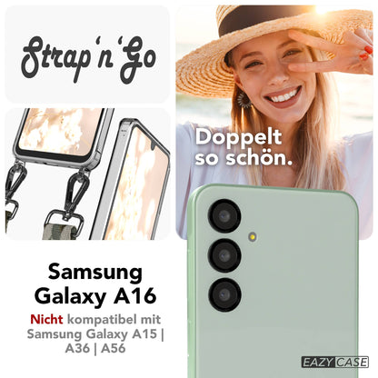 Samsung Galaxy A16 Handykette mit Boho Band verstellbar EAZY CASE 