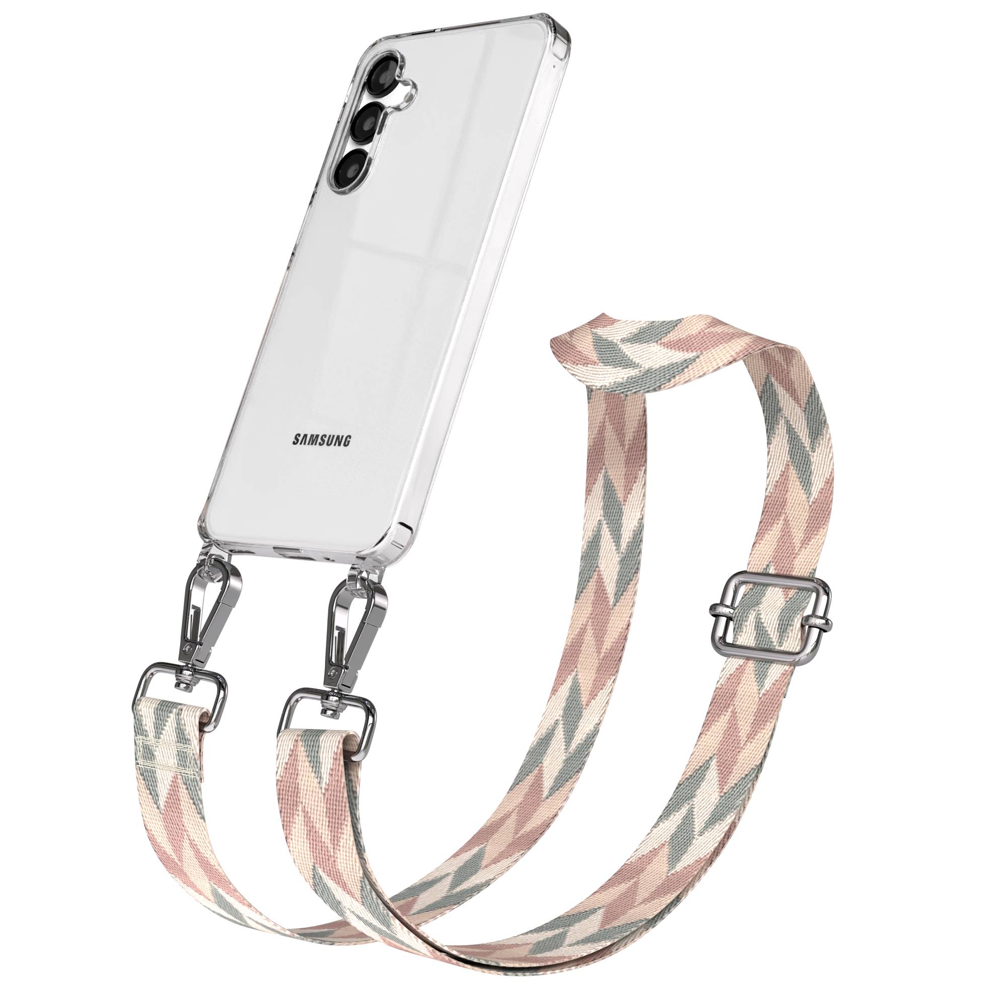 Samsung Galaxy A16 Handykette mit Boho Band verstellbar EAZY CASE 