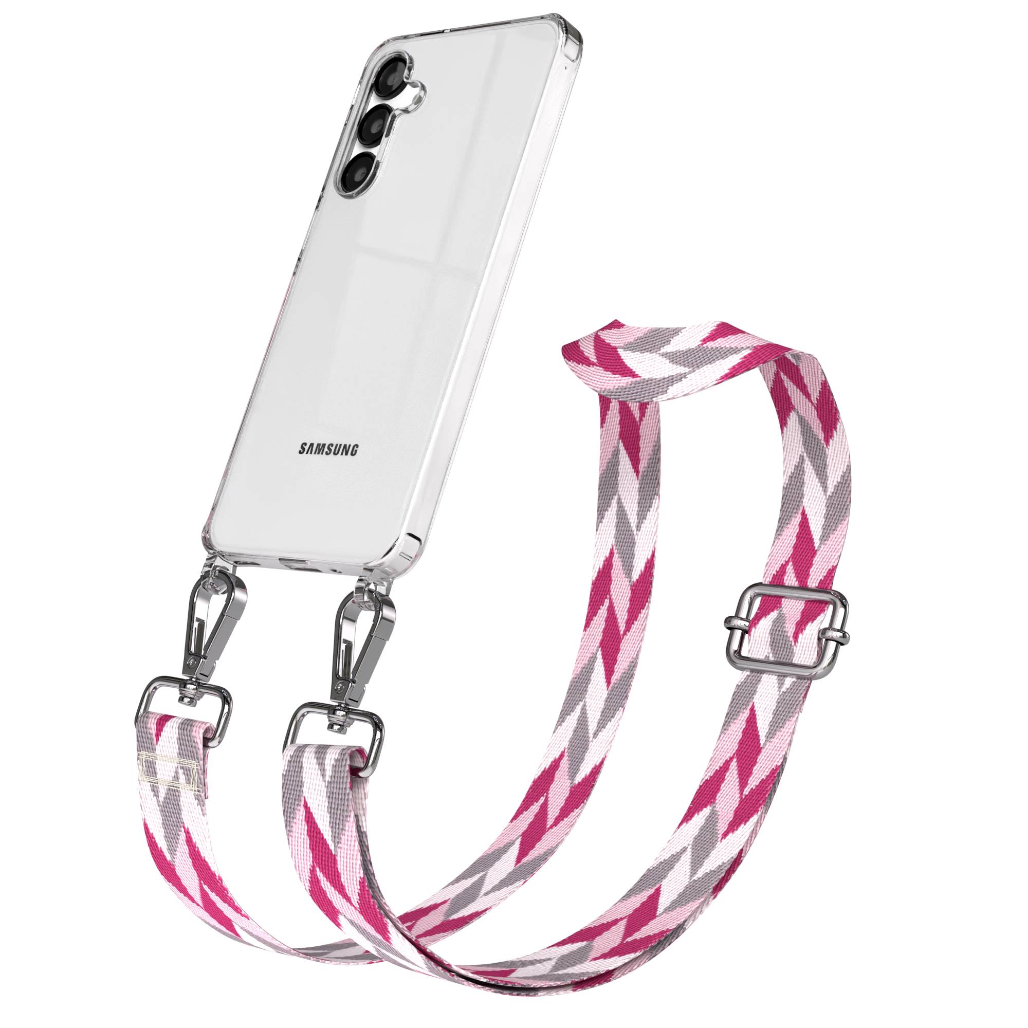 Samsung Galaxy A16 Handykette mit Boho Band verstellbar EAZY CASE 