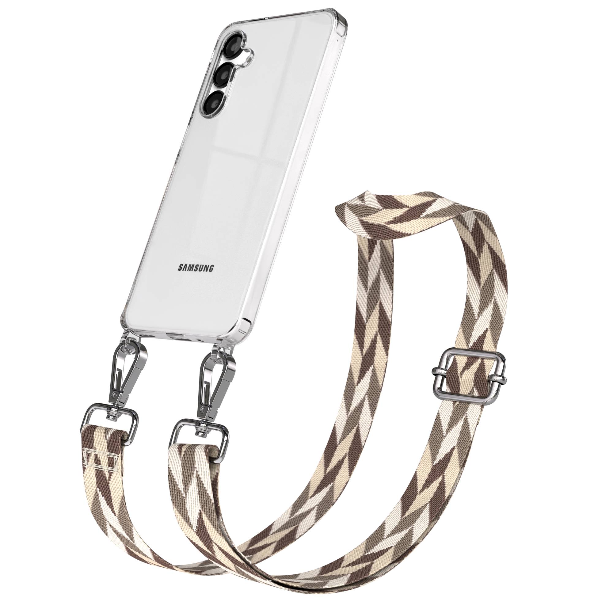 Samsung Galaxy A16 Handykette mit Boho Band verstellbar EAZY CASE 