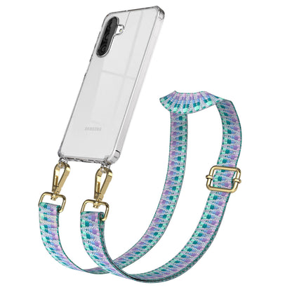 Samsung Galaxy A26 Handykette mit verstellbarem Trageriemen und Boho Band 