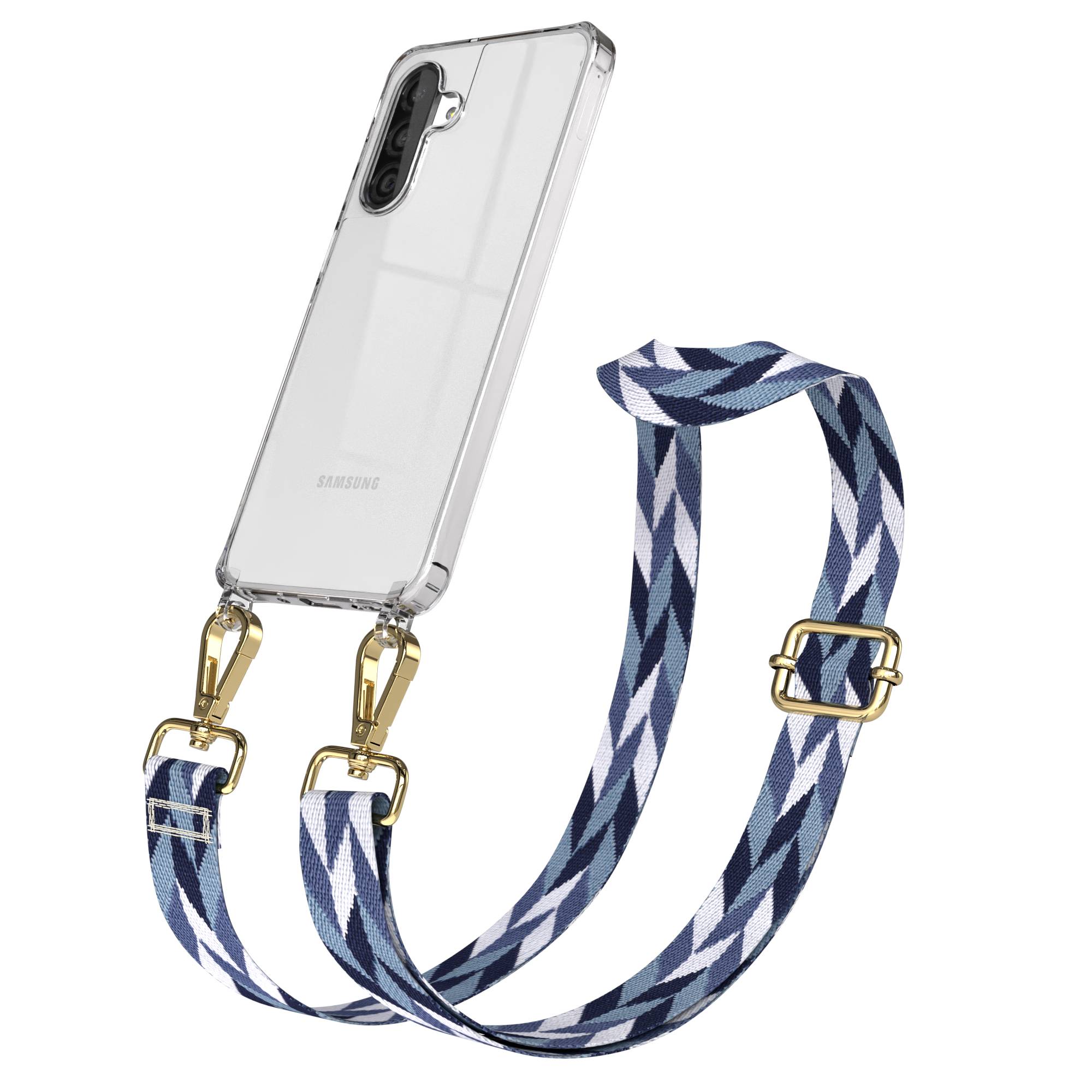 Samsung Galaxy A26 Handykette mit verstellbarem Trageriemen und Boho Band 