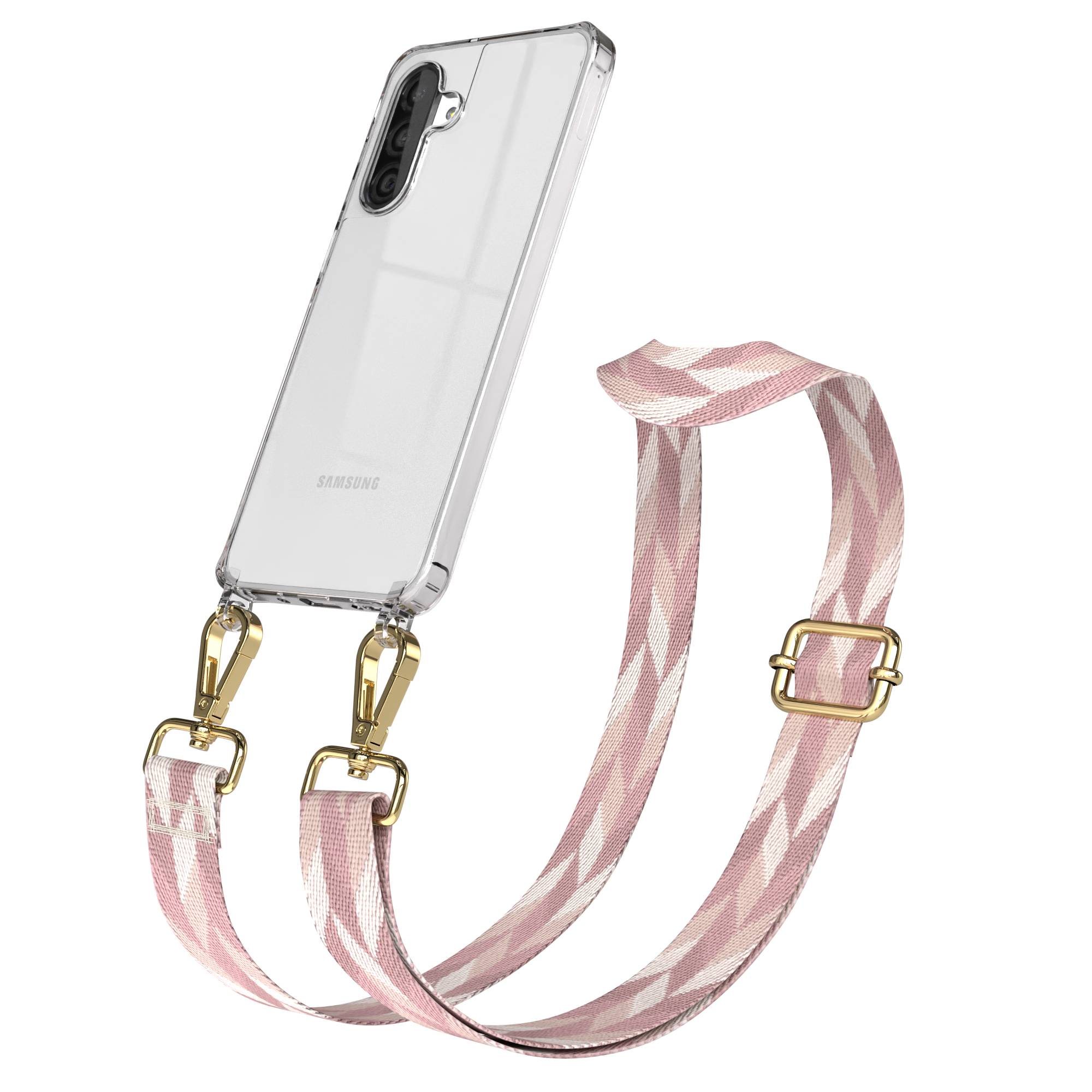 Samsung Galaxy A26 Handykette mit verstellbarem Trageriemen und Boho Band 