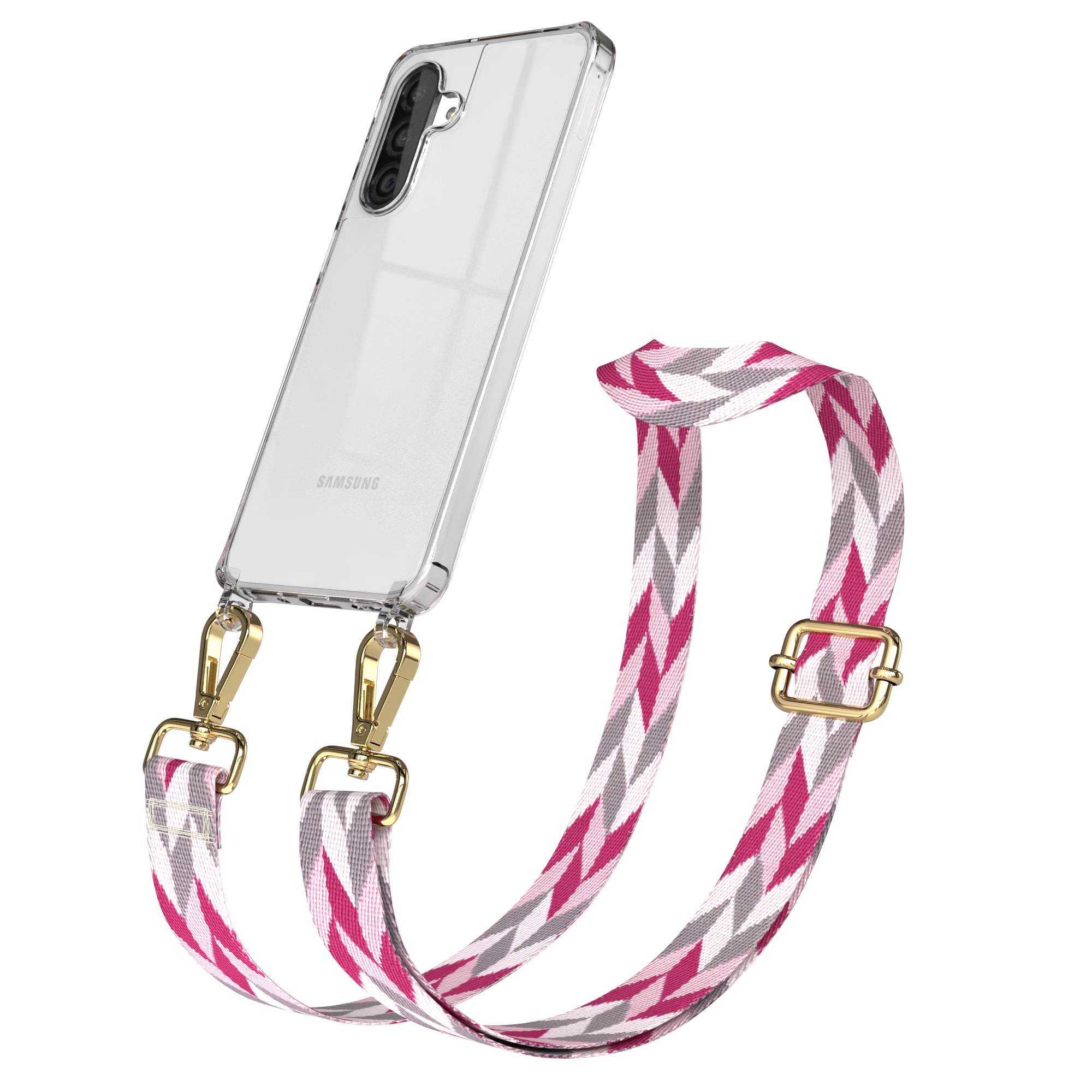 Samsung Galaxy A26 Handykette mit verstellbarem Trageriemen und Boho Band 