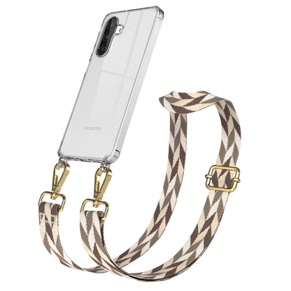 Samsung Galaxy A26 Handykette mit verstellbarem Trageriemen und Boho Band 