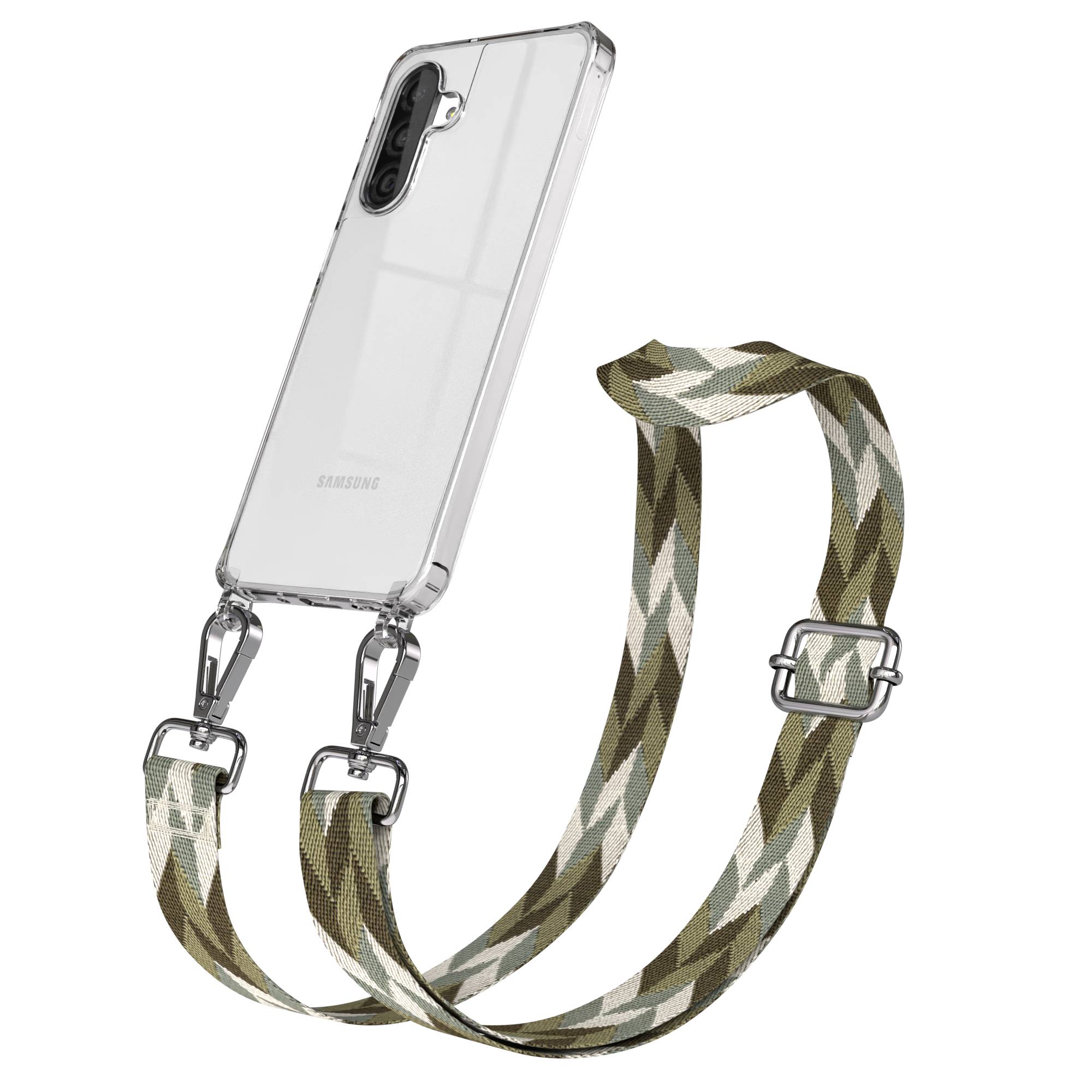 Samsung Galaxy A26 Handykette mit verstellbarem Trageriemen und Boho Band 