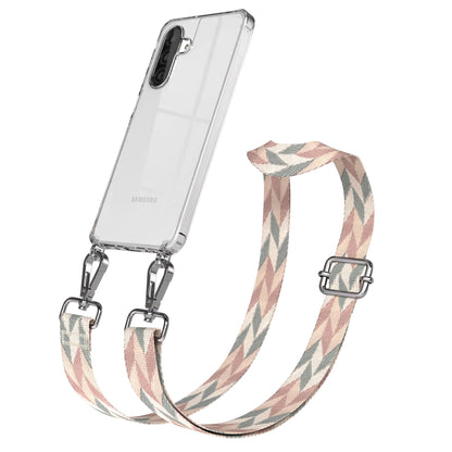 Samsung Galaxy A26 Handykette mit verstellbarem Trageriemen und Boho Band 