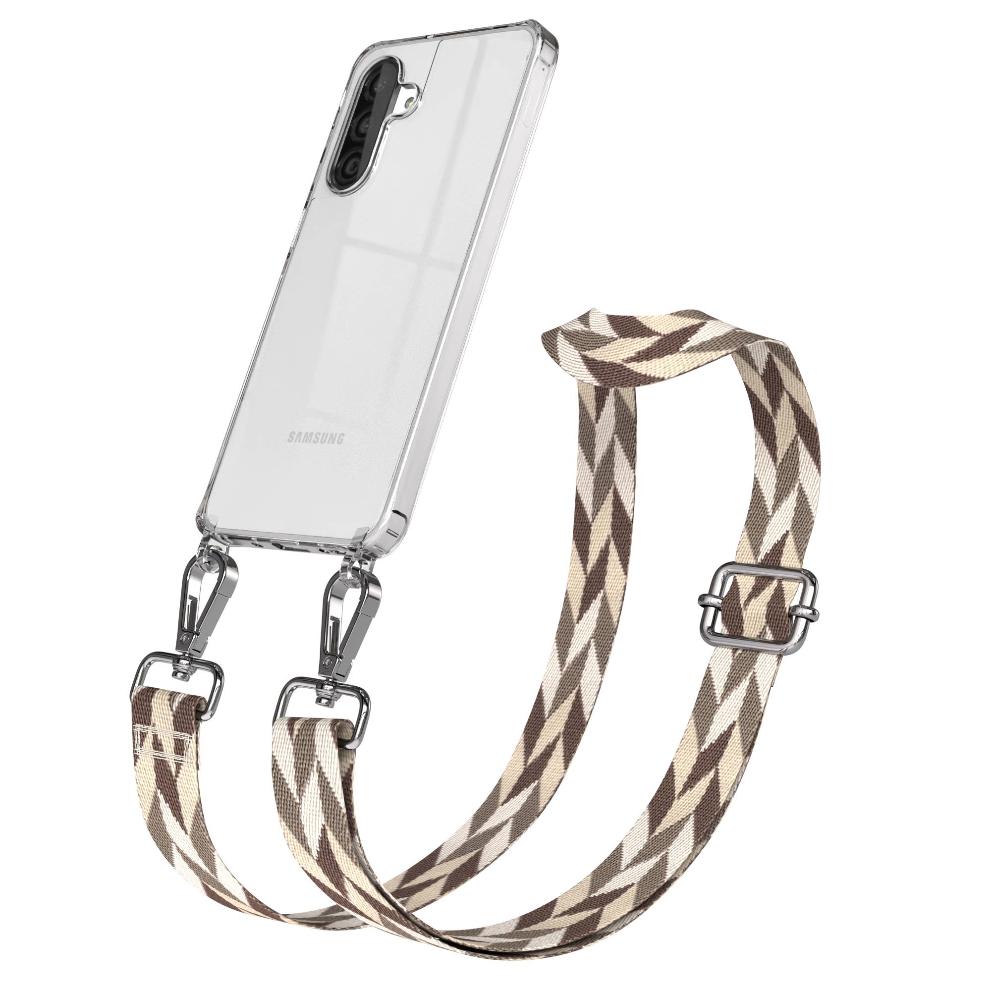 Samsung Galaxy A26 Handykette mit verstellbarem Trageriemen und Boho Band 