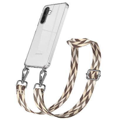 Samsung Galaxy A26 Handykette mit verstellbarem Trageriemen und Boho Band 