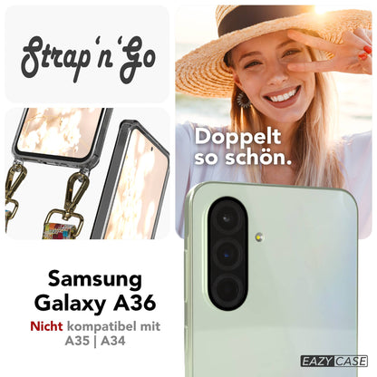 Samsung Galaxy A36 Handykette mit Boho Band verstellbar 