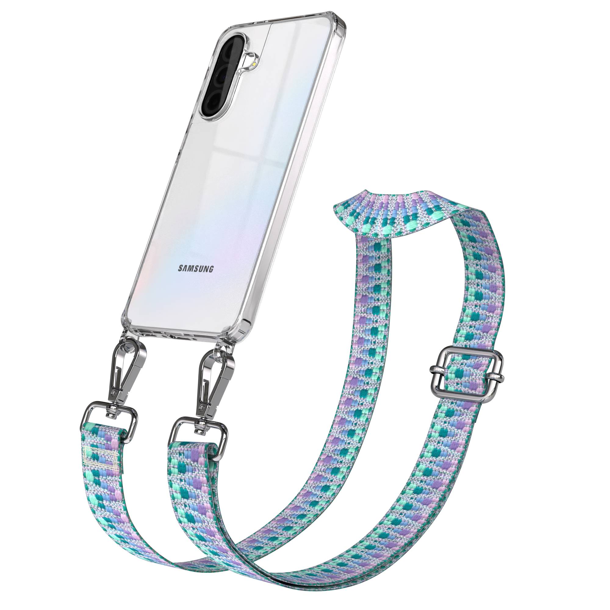 Samsung Galaxy A36 Handykette mit Boho Band verstellbar 