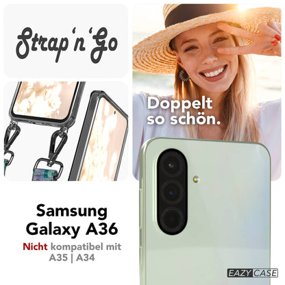 Samsung Galaxy A36 Handykette mit Boho Band verstellbar 
